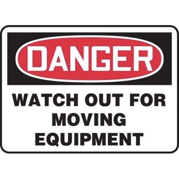 Accuform OSHA DANGER SAFETY SIGN WATCH OUT MCRT001XV MCRT001XV - main